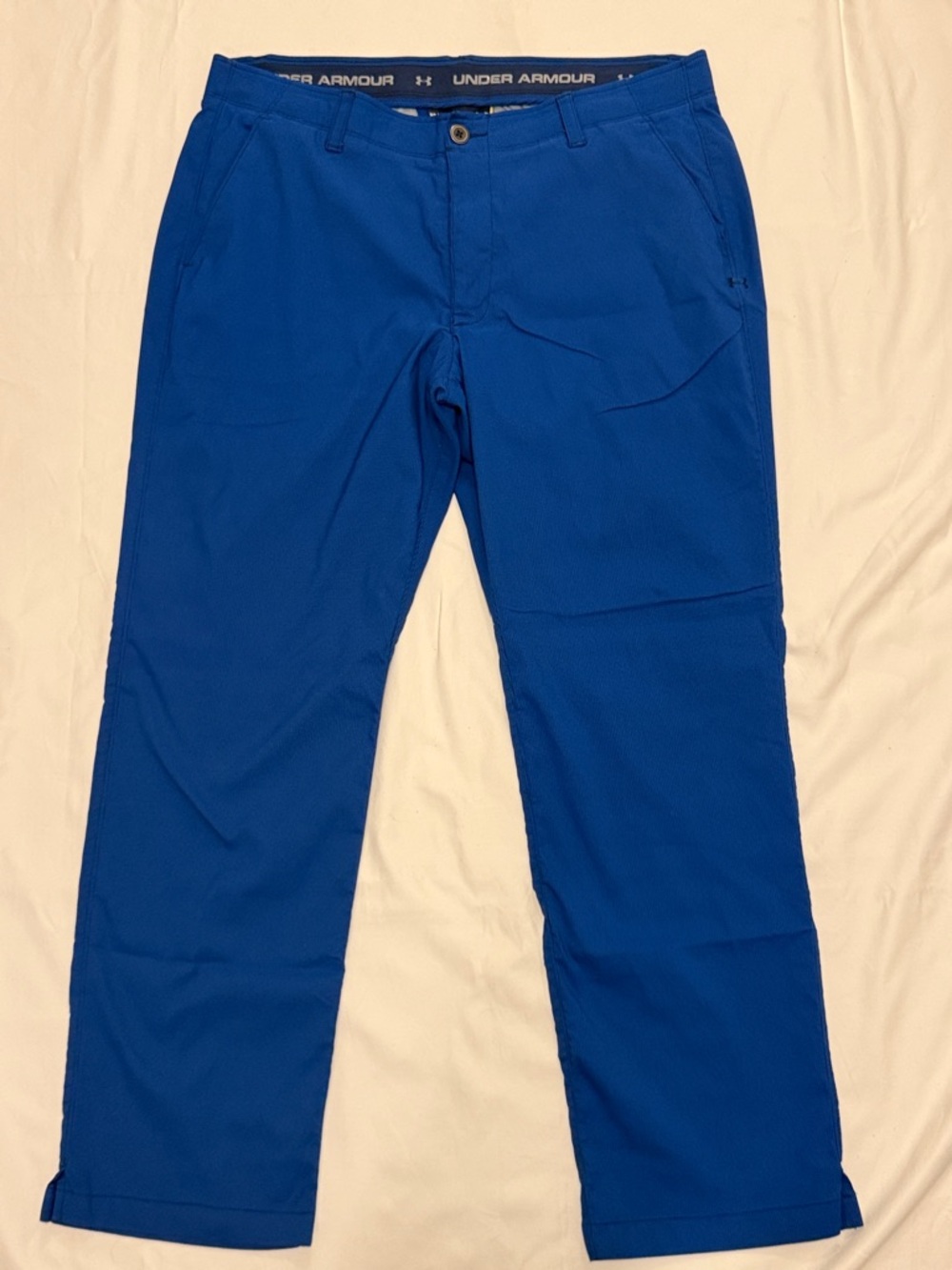 Under Armour Loose Fit Royal Blue Men's Stretch Golf Chinos 38x30